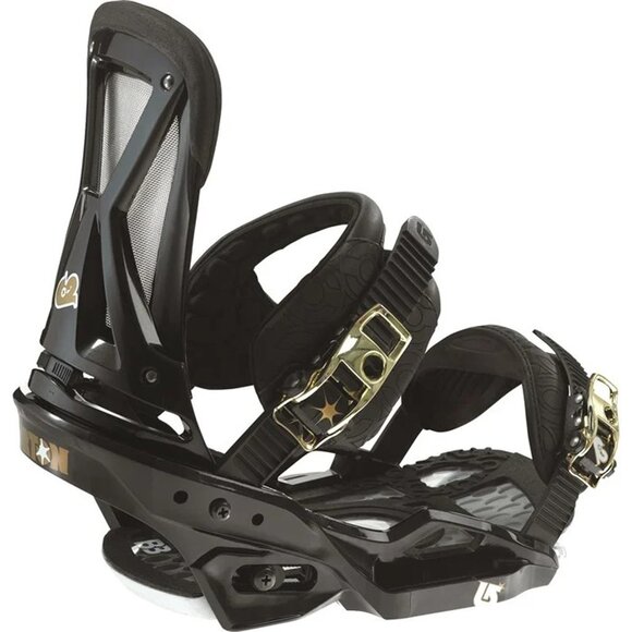 NEW $430 Burton C02 (CO2) EST Mens Snowboard Bindings! Sm Black  Top of the Line - Picture 1 of 2